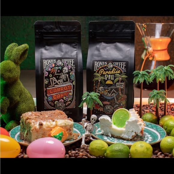 Bones Coffee Co. Paradise and Carrot Cake Coffee Bags - Picture 2 of 7